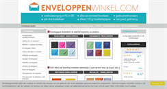 Desktop Screenshot of enveloppenwinkel.com