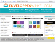 Tablet Screenshot of enveloppenwinkel.com